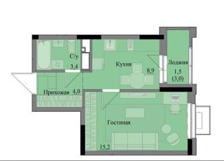 Продается 1-ком. квартира, 33 м2, Удмуртия