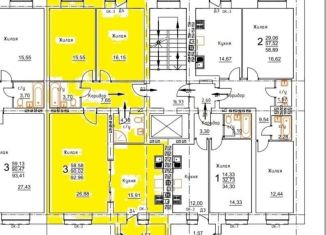 Продается трехкомнатная квартира, 93 м2, Тамбовская область, Липецкое шоссе, 46/1