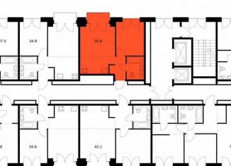 Продажа 1-комнатной квартиры, 35.3 м2, Санкт-Петербург, набережная Обводного канала, 169, муниципальный округ Измайловское