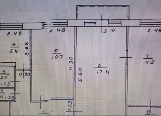 Продаю 3-комнатную квартиру, 58 м2, Республика Башкортостан, улица Рихарда Зорге, 40/2
