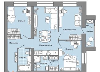 Продаю трехкомнатную квартиру, 81 м2, Удмуртия