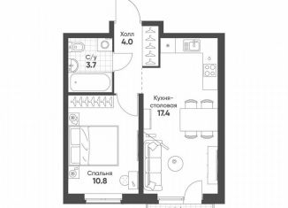 Продается 1-ком. квартира, 36.4 м2, Екатеринбург, Чкаловский район, улица Любви, 2