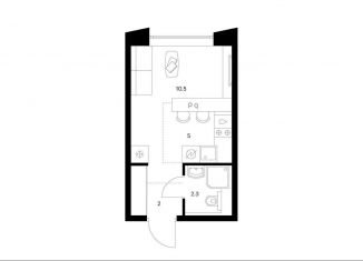 Продается квартира студия, 19.8 м2, Москва, район Западное Дегунино