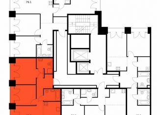 Продам 2-ком. квартиру, 63.1 м2, Санкт-Петербург, набережная Обводного канала, 169, муниципальный округ Измайловское