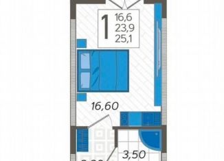 Продаю квартиру студию, 26.1 м2, Сочи, улица Искры, 88к3