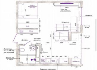 Сдам квартиру студию, 43 м2, Краснодар, Колхозная улица, 5/2к3, микрорайон Табачная Фабрика