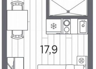 Продажа квартиры студии, 21.7 м2, Санкт-Петербург, проспект Стачек, 62Б