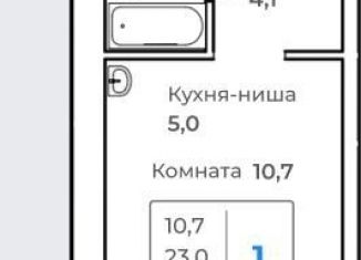 Продаю квартиру студию, 24.4 м2, Благовещенск, улица Чайковского, 211