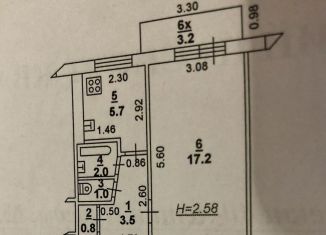 Продам 1-комнатную квартиру, 30 м2, Ростов-на-Дону, проспект 40-летия Победы, 75