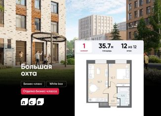 Продам однокомнатную квартиру, 35.7 м2, Санкт-Петербург, Красногвардейский район