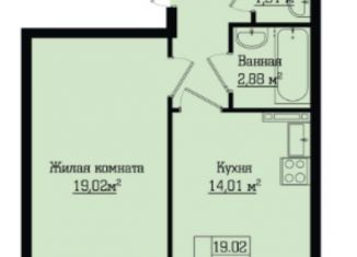 Продается однокомнатная квартира, 42.8 м2, Санкт-Петербург, Лабораторный проспект, 23, ЖК Дом на Лабораторном