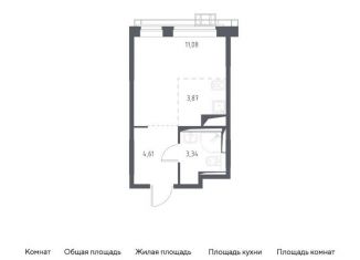 Продам квартиру студию, 22.9 м2, поселение Кокошкино