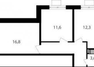 2-комнатная квартира на продажу, 56.5 м2, Москва, район Щукино