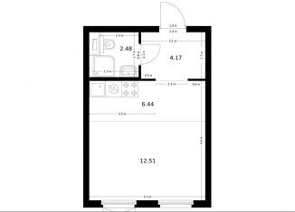 Продается квартира студия, 25.6 м2, Москва, район Чертаново Южное