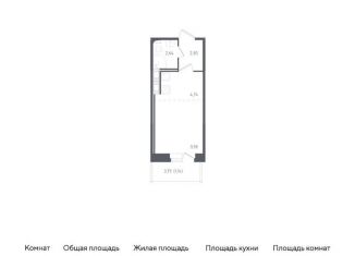 Продам квартиру студию, 21.3 м2, Колпино, жилой комплекс Новое Колпино, к36