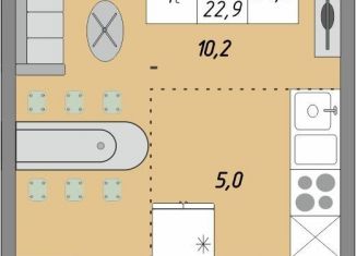 Продаю однокомнатную квартиру, 24.9 м2, Оренбург, жилой комплекс Осенний Лист, 1