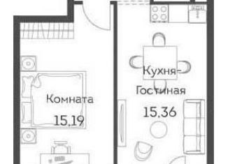 Продается 2-ком. квартира, 46.3 м2, Москва, жилой комплекс Аквилон Митино, к1, ЖК Аквилон Митино