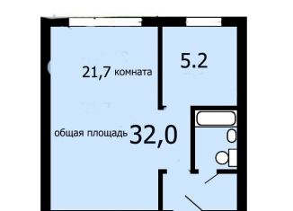 Продажа однокомнатной квартиры, 32 м2, Москва, Крутицкая набережная, 15, Крутицкая набережная