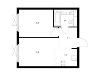 Продается 2-комнатная квартира, 36.3 м2, посёлок Коммунарка, Проектируемый проезд № 7094, ЖК Бунинские Луга