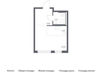 Продается квартира студия, 25.9 м2, поселение Кокошкино, ЖК Новое Внуково, жилой комплекс Новое Внуково, к23