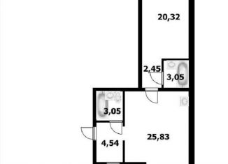 Продам 3-комнатную квартиру, 75.3 м2, село Каменка, микрорайон Олимпийской славы, 1