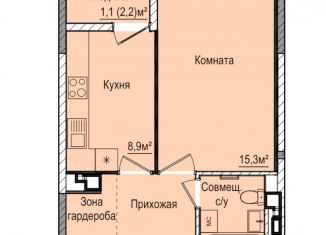 Продаю однокомнатную квартиру, 36 м2, Ижевск