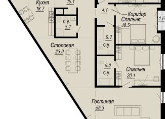 Продажа 3-комнатной квартиры, 205.9 м2, Санкт-Петербург, муниципальный округ Аптекарский Остров