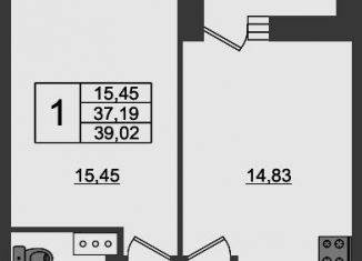 Продается 1-ком. квартира, 39 м2, Санкт-Петербург, ЖК Форест Аквилон