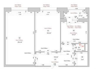 Продам трехкомнатную квартиру, 117.5 м2, Москва, Авиационная улица, 79к1, ЖК Алые Паруса