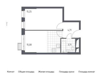 Продаю однокомнатную квартиру, 38.8 м2, городской округ Красногорск, жилой комплекс Спутник, к15