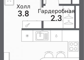 Продам квартиру студию, 27.6 м2, Москва, ЖК Нагатино Ай-Ленд