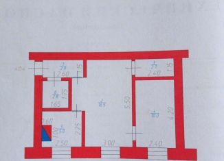 2-ком. квартира на продажу, 39.9 м2, село Чаадаевка, улица Ленина