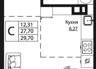 Продажа однокомнатной квартиры, 29.6 м2, Ростовская область