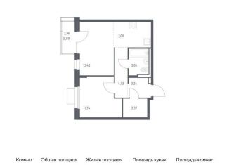 Продам однокомнатную квартиру, 47.9 м2, Москва