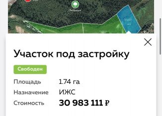 Продажа участка, 174 сот., деревня Мотяково, деревня Мотяково, 30