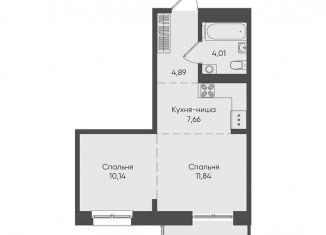 Продам однокомнатную квартиру, 43.1 м2, Иркутск, улица Касьянова, 1А