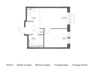 Продается 1-комнатная квартира, 36 м2, Ленинский городской округ, жилой комплекс Новое Видное, 13.2