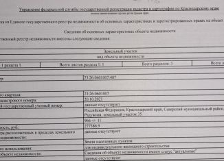 Участок на продажу, 9.7 сот., станица Калужская, Радужная улица, 35