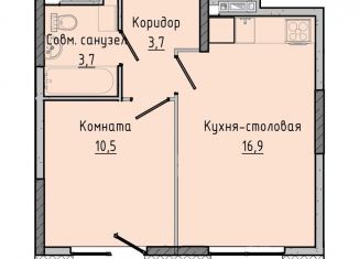 Продам однокомнатную квартиру, 34.8 м2, Ижевск, жилой район Ракетный