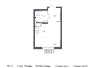 Продается квартира студия, 21.9 м2, Московская область, жилой комплекс Мытищи Парк, к4.1