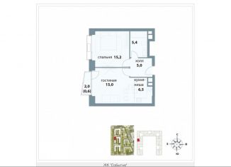 Продам 1-комнатную квартиру, 47.7 м2, Москва, метро Мичуринский проспект