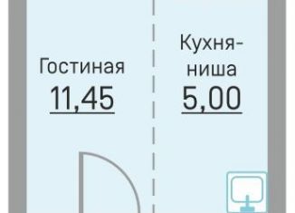 Продам квартиру студию, 27.4 м2, деревня Кондратово, Водопроводная улица, 6/4