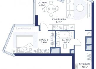 Продаю 2-комнатную квартиру, 46.4 м2, Москва, 1-й Сетуньский проезд, вл8, район Раменки