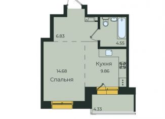 Продается квартира свободная планировка, 40.3 м2, Иркутск, улица Пискунова, 132