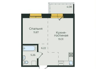 Продам квартиру свободная планировка, 46.7 м2, Иркутск, улица Пискунова, 132