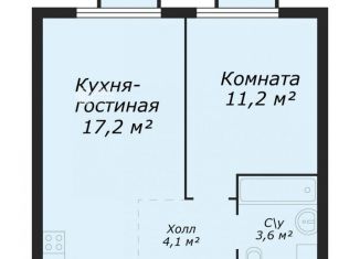 Продается 1-комнатная квартира, 36.1 м2, Москва, ЗАО