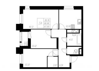 Продается 3-комнатная квартира, 68 м2, Казань, Советский район