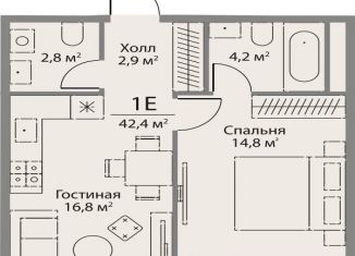 Продается 1-ком. квартира, 42.4 м2, Москва, район Раменки, улица Лобачевского, 124к3А