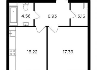Продажа однокомнатной квартиры, 48.3 м2, Москва, жилой комплекс Форивер, 8, ЖК Форивер