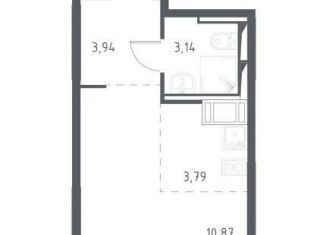 Продается квартира студия, 21.7 м2, деревня Мисайлово, микрорайон Пригород Лесное, к11.2